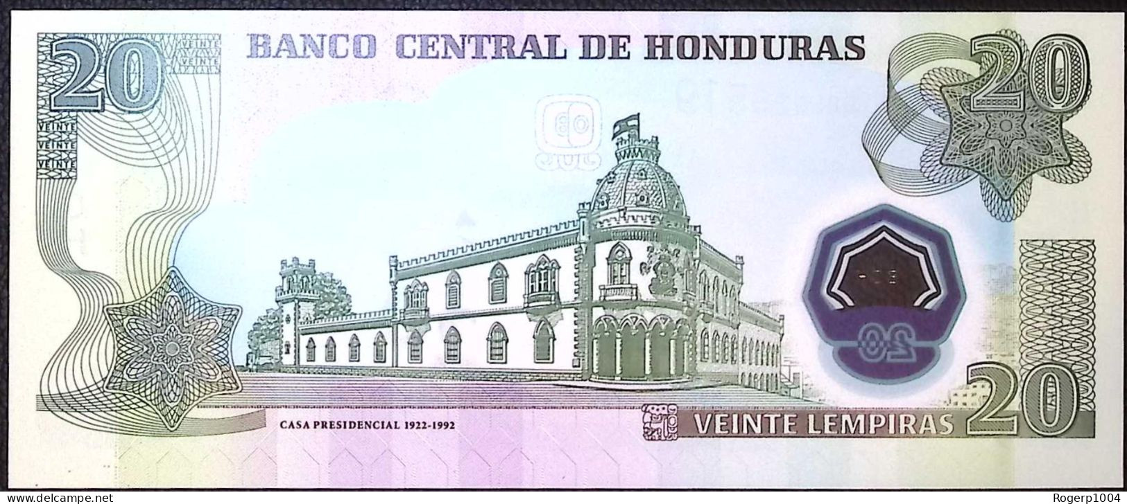 HONDURAS * POLYMER * 20 Lempiras * Date 31/07/2008 * Etrat/Grade NEUF/UNC * - Honduras