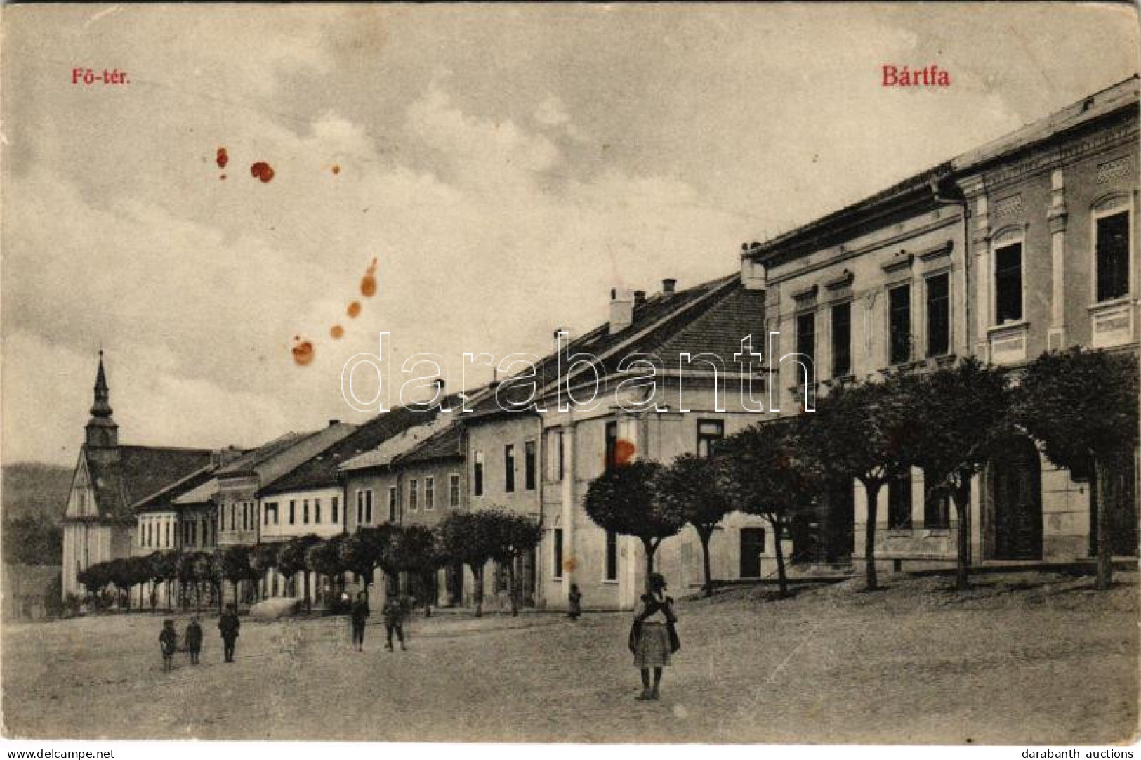 T3/T4 Bártfa, Bardiov, Bardejov; Fő Tér. Friedmann József Kiadása / Main Square (EB) - Zonder Classificatie