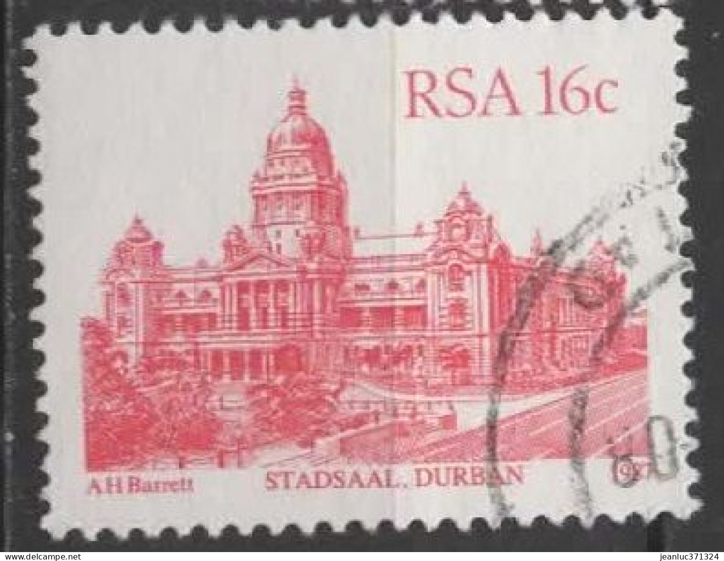 AFRIQUE DU SUD N° 622 Y&T O 1987 Stadsaal Durban - Gebraucht