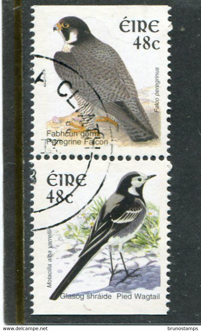 IRELAND/EIRE - 2003  48c  BIRDS  PAIR  EX BOOKLET  FINE USED - Used Stamps