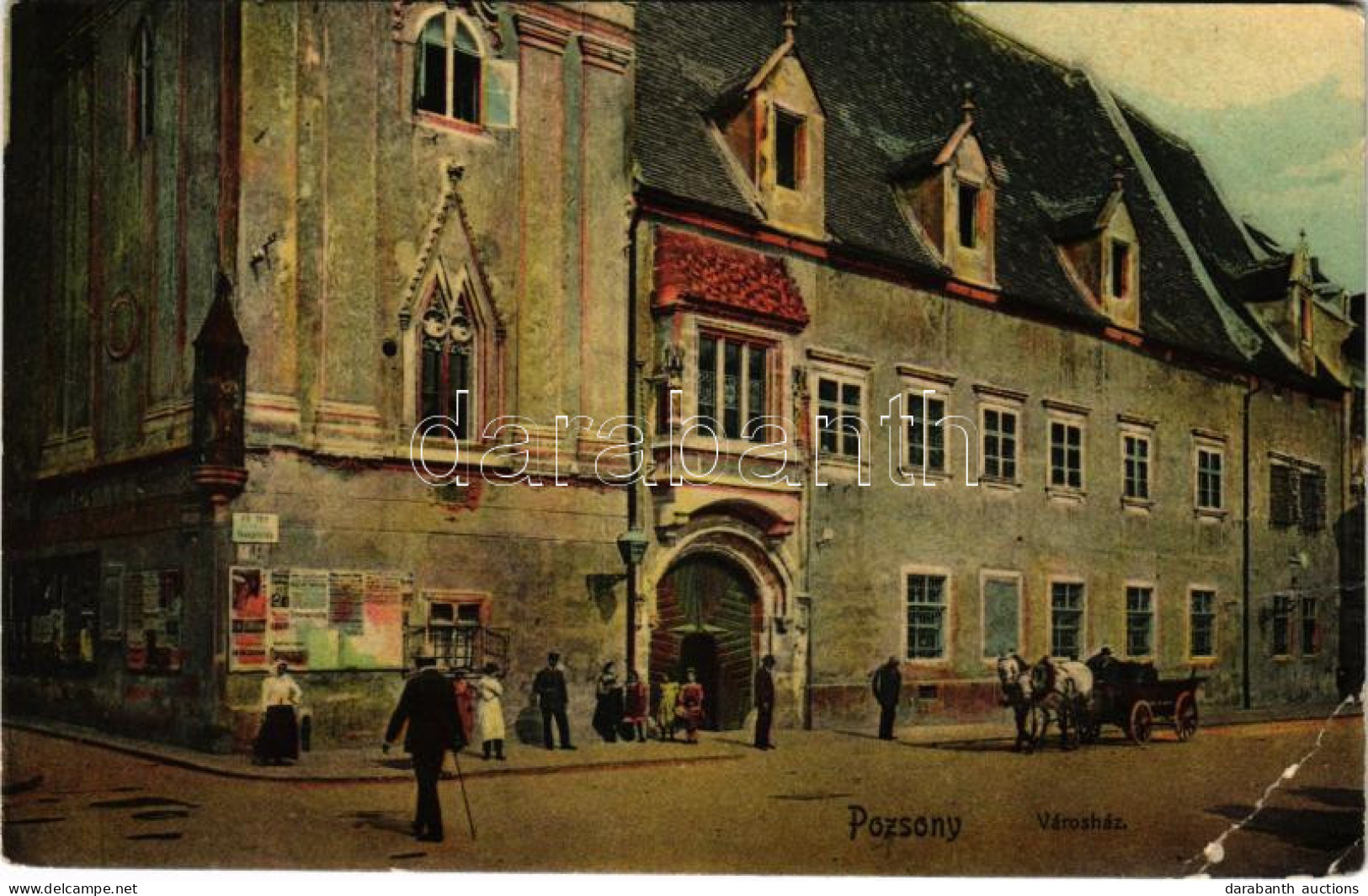 T3 1908 Pozsony, Pressburg, Bratislava; Városháza / Town Hall (EB) - Ohne Zuordnung