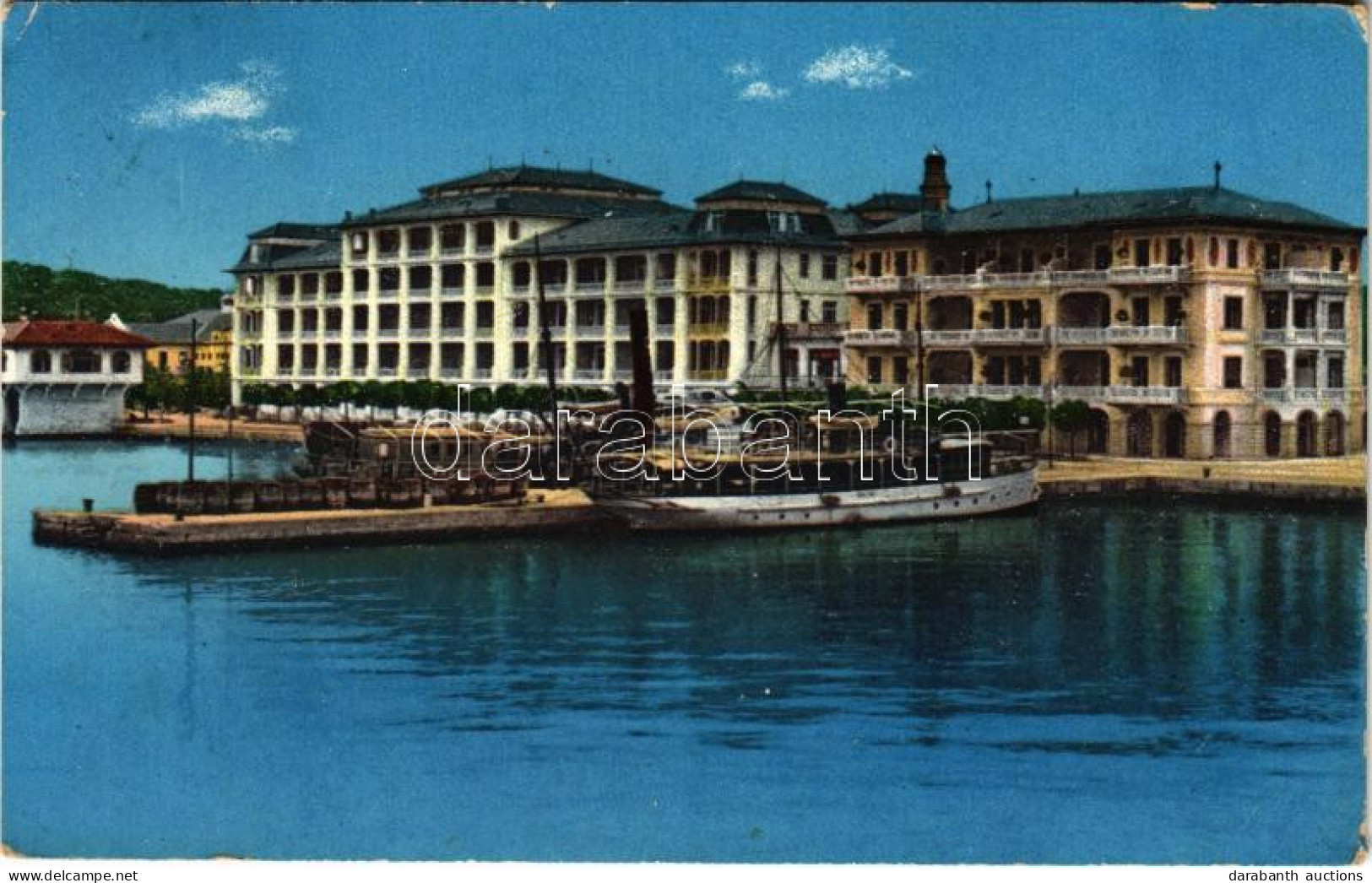 * T2/T3 1915 Brijuni, Brioni; Hotel Neptun Mit Winterschwimmhalle (Rb) - Non Classés