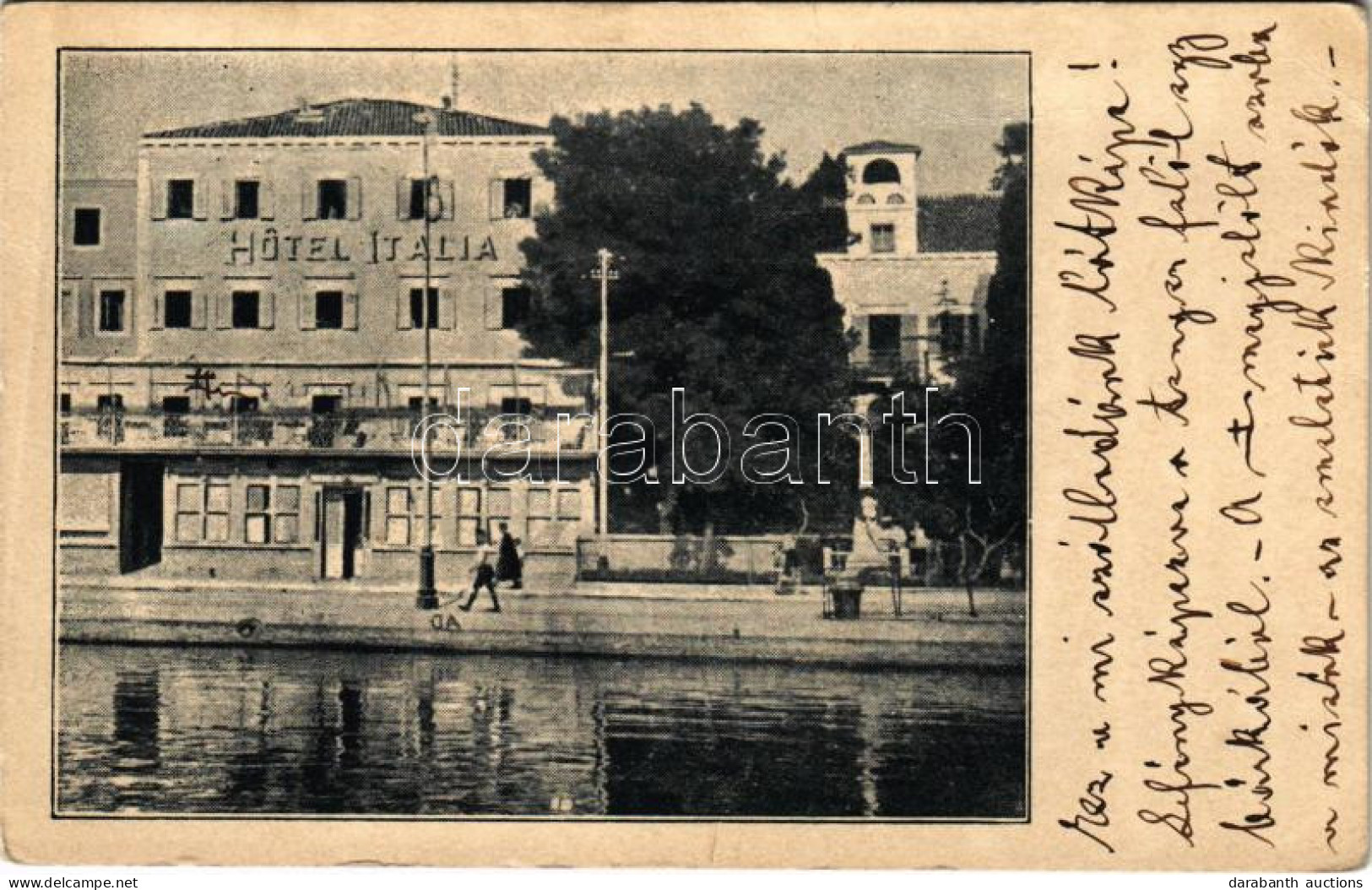 * T2/T3 1926 Mali Losinj, Lussinpiccolo; Hotel & Dependance Italia (Hofmann) (EK) - Unclassified