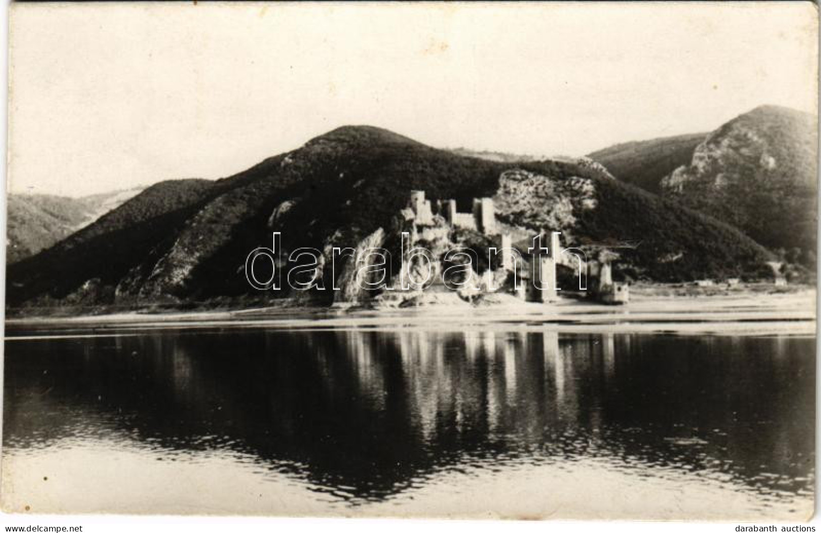 T2 1929 Galambóc, Golubac; Festung / Várrom Orsováról / Fortress, Castle Ruins - Unclassified