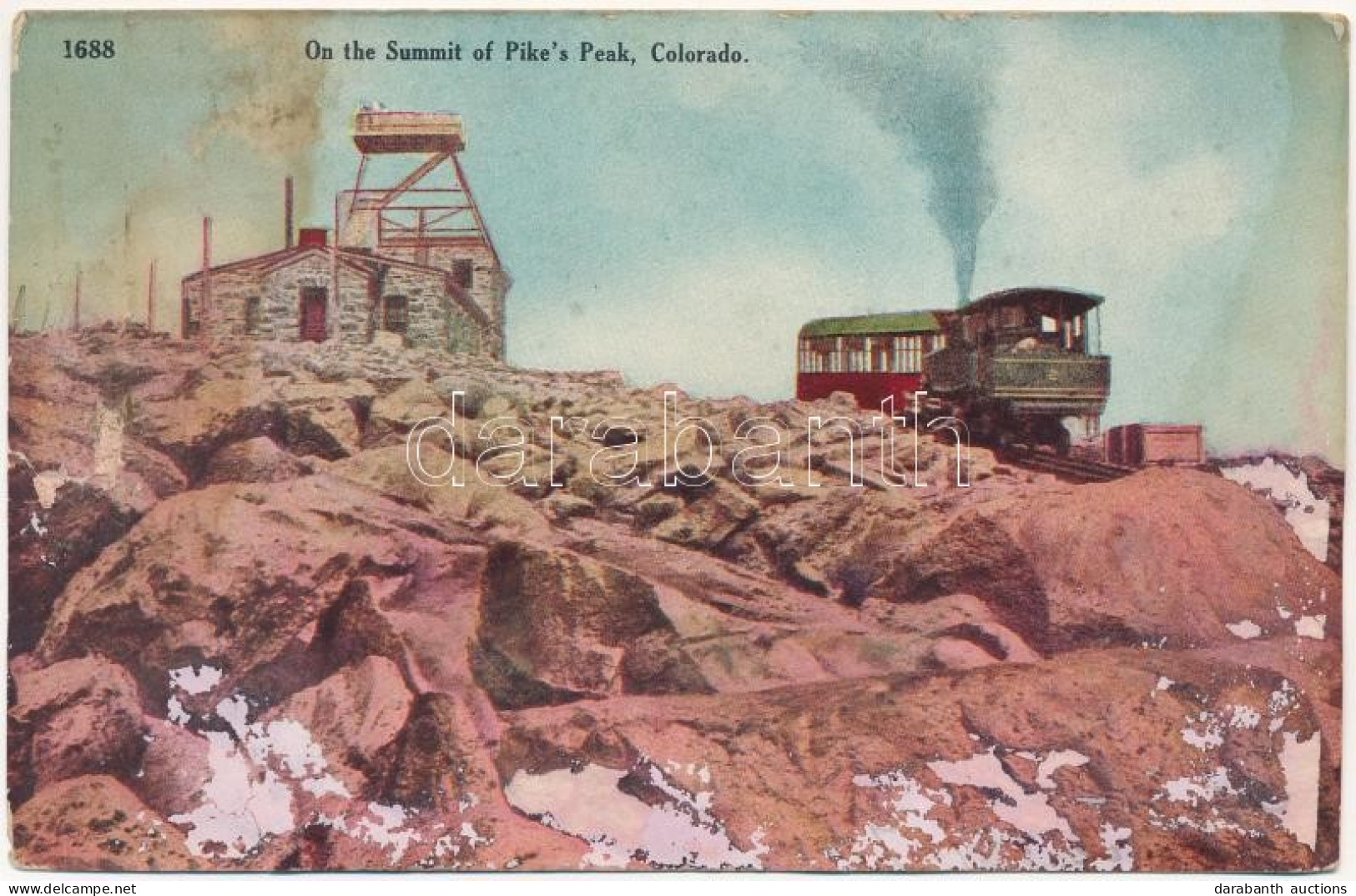 ** T4 Colorado, On The Summit Of Pike's Peak, Train (b) - Unclassified