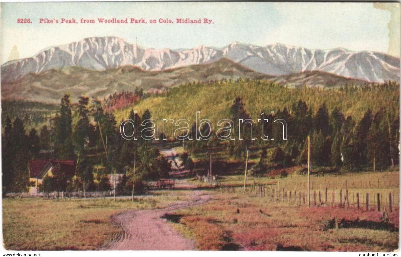 ** T2/T3 Pikes Peak, Colorado, From Woodland Park, Midland Ry (wet Damage) - Non Classificati