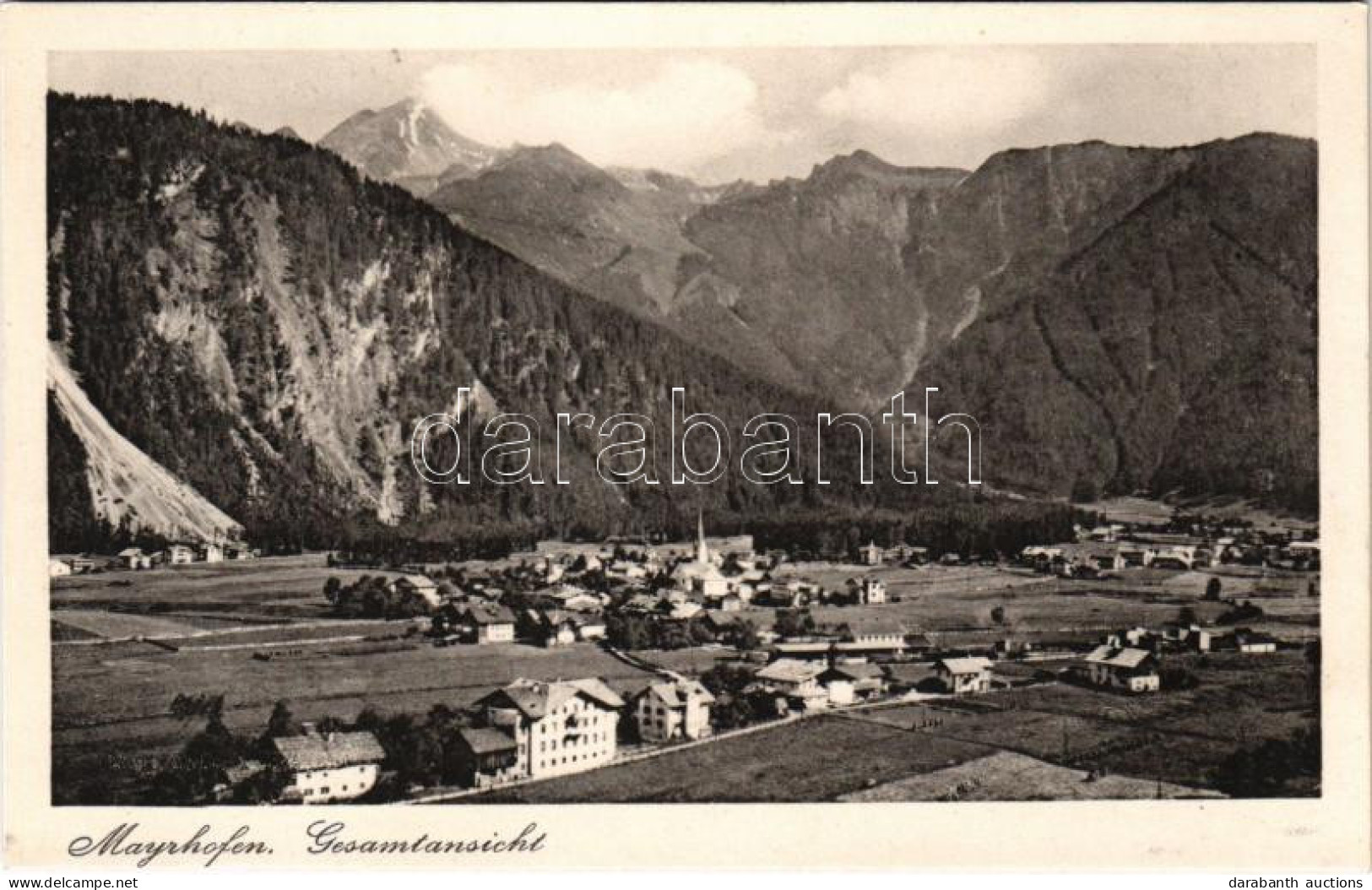 ** T2/T3 Mayrhofen (Tirol), Gesamtansicht / General View. Tiroler Kunstverlag Nr. 699. - Unclassified