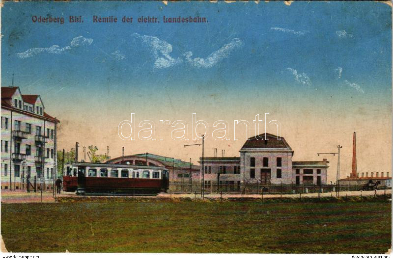 T3 1916 Bohumín, Oderberg; Remise Der Elektr. Landesbahn / Tramway, Tram (Rb) - Ohne Zuordnung