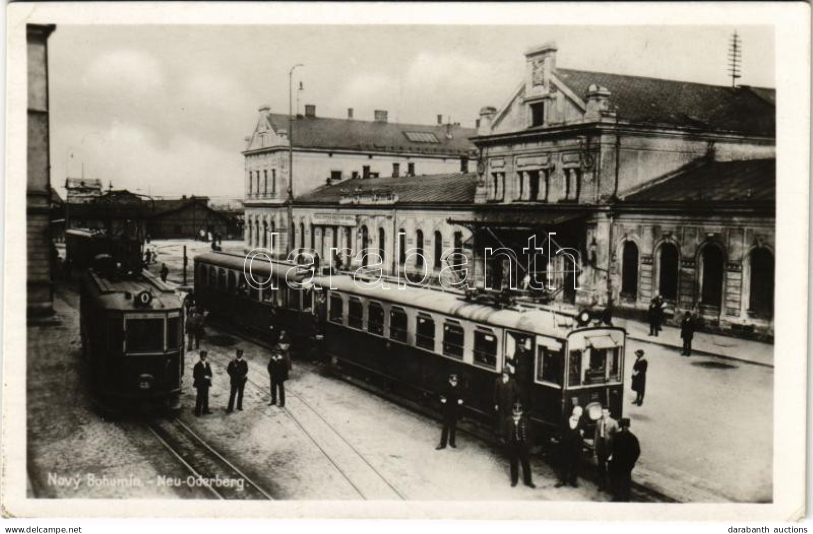 * T2/T3 1937 Bohumín, Oderberg; Novy Bohumín / Neu-Oderberg / Railway Station, Trams (EK) - Unclassified