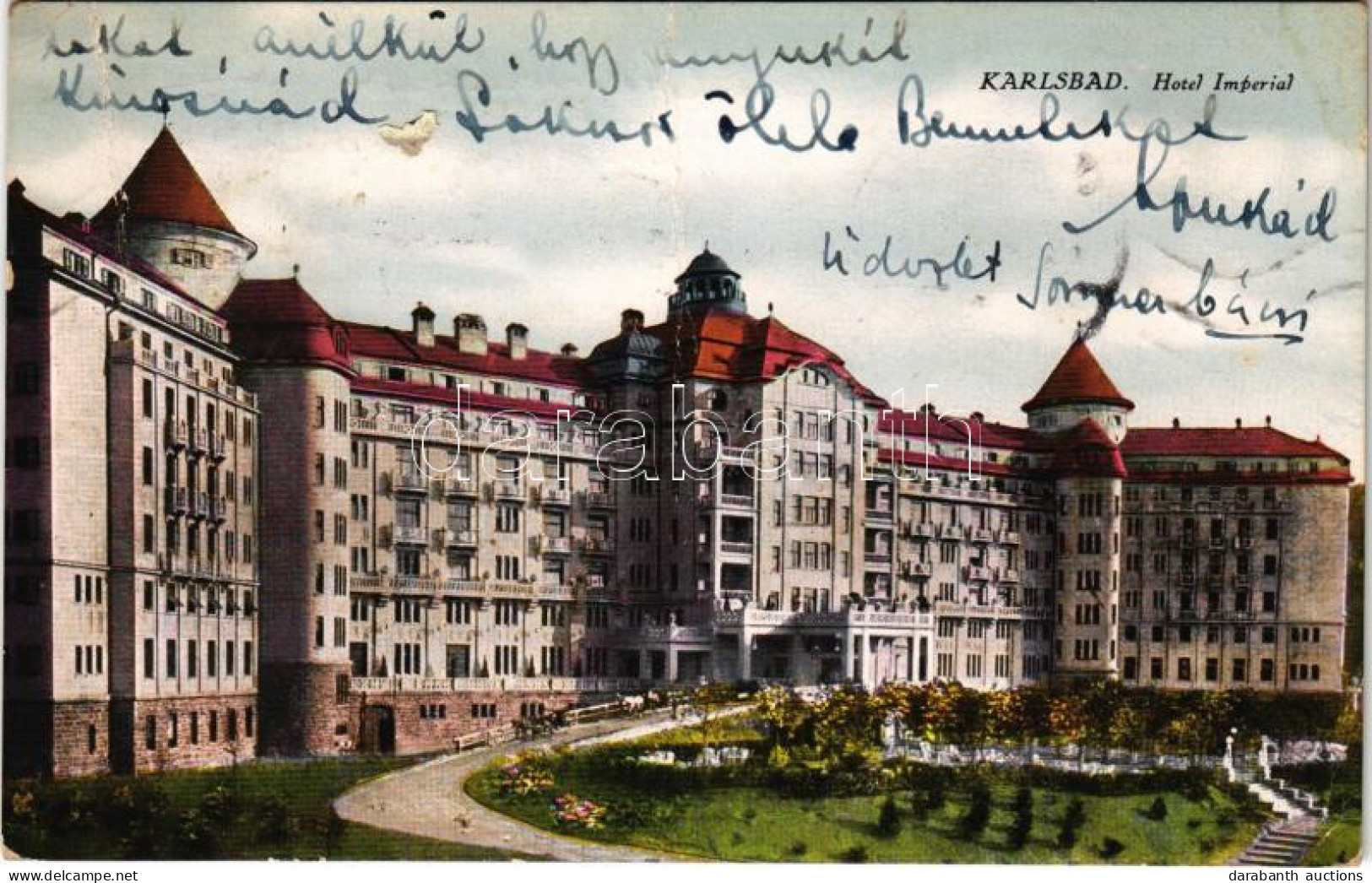 * T3 1925 Karlovy Vary, Karlsbad; Hotel Imperial (fa) - Ohne Zuordnung