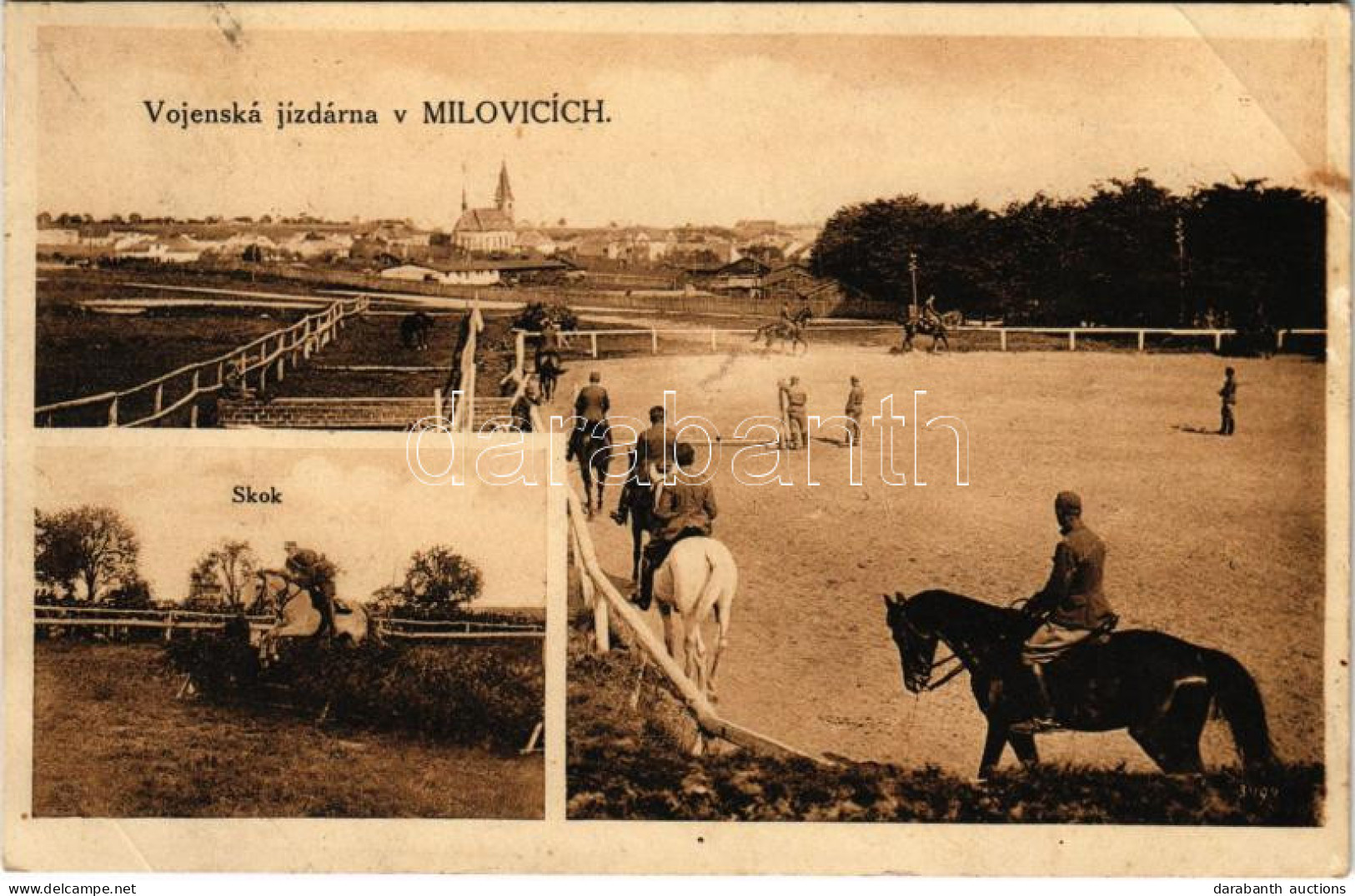 T3 1928 Milovice, Vojenská Jízdárna V Milovicích, Skok / Military Riding School, Jump (EB) - Non Classificati