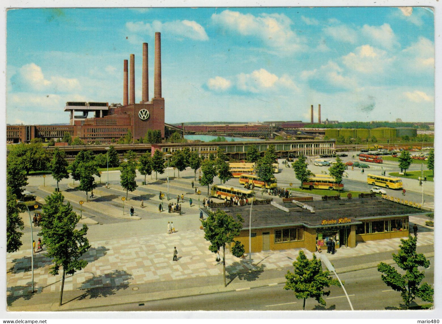 WOLFSBURG  BAHNHOF UND VOLKSWAGENWERK        (SCRITTA) - Wolfsburg