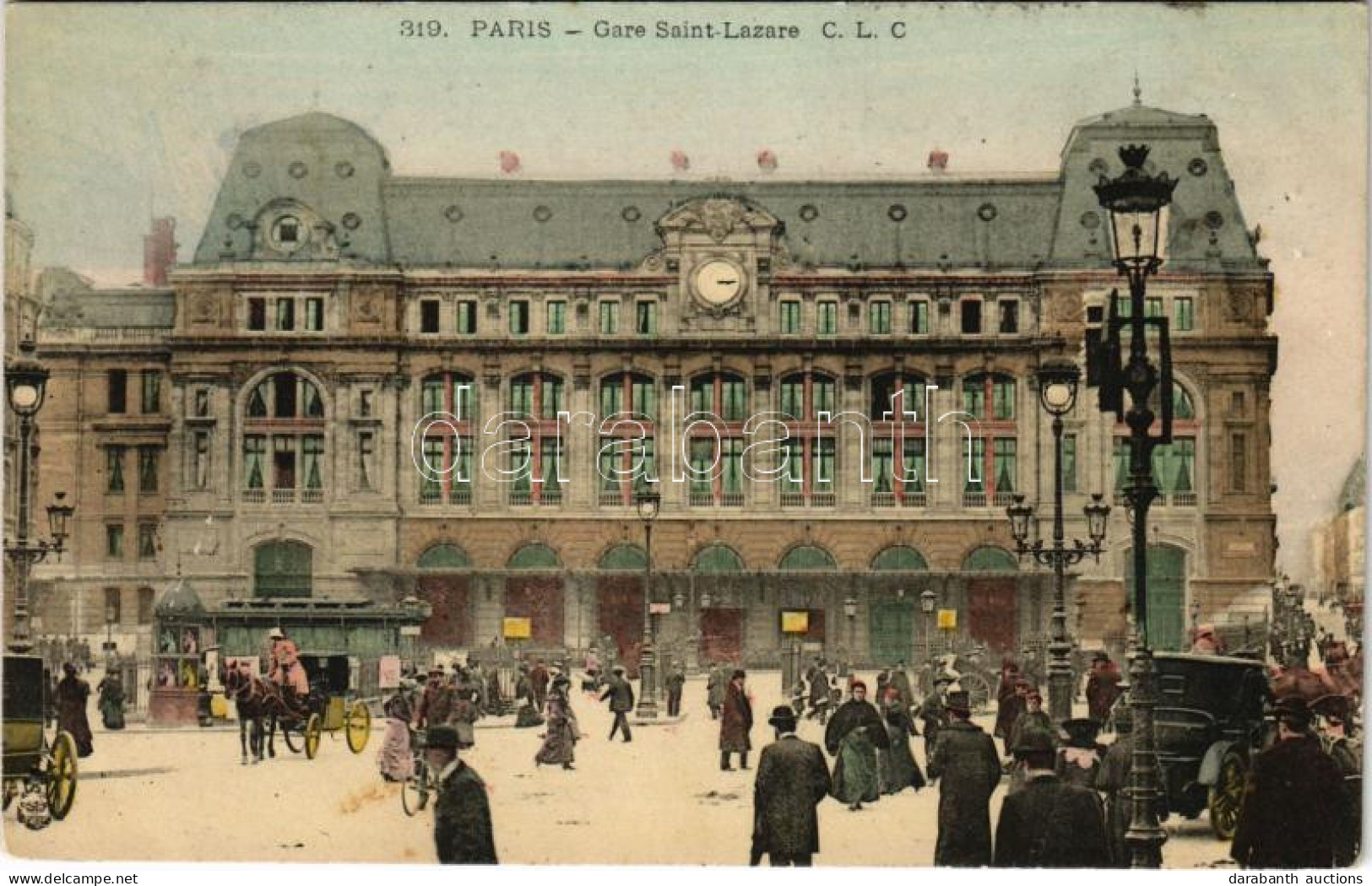 T2/T3 1904 Paris, Gare Saint-Lazare / Railway Station (fl) - Unclassified