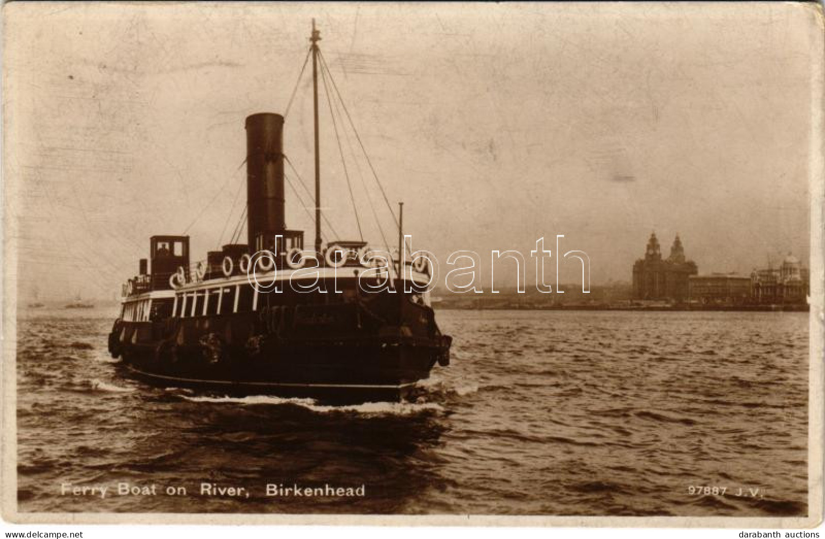 T2/T3 Birkenhead, Ferry Boat On River (EK) - Non Classés