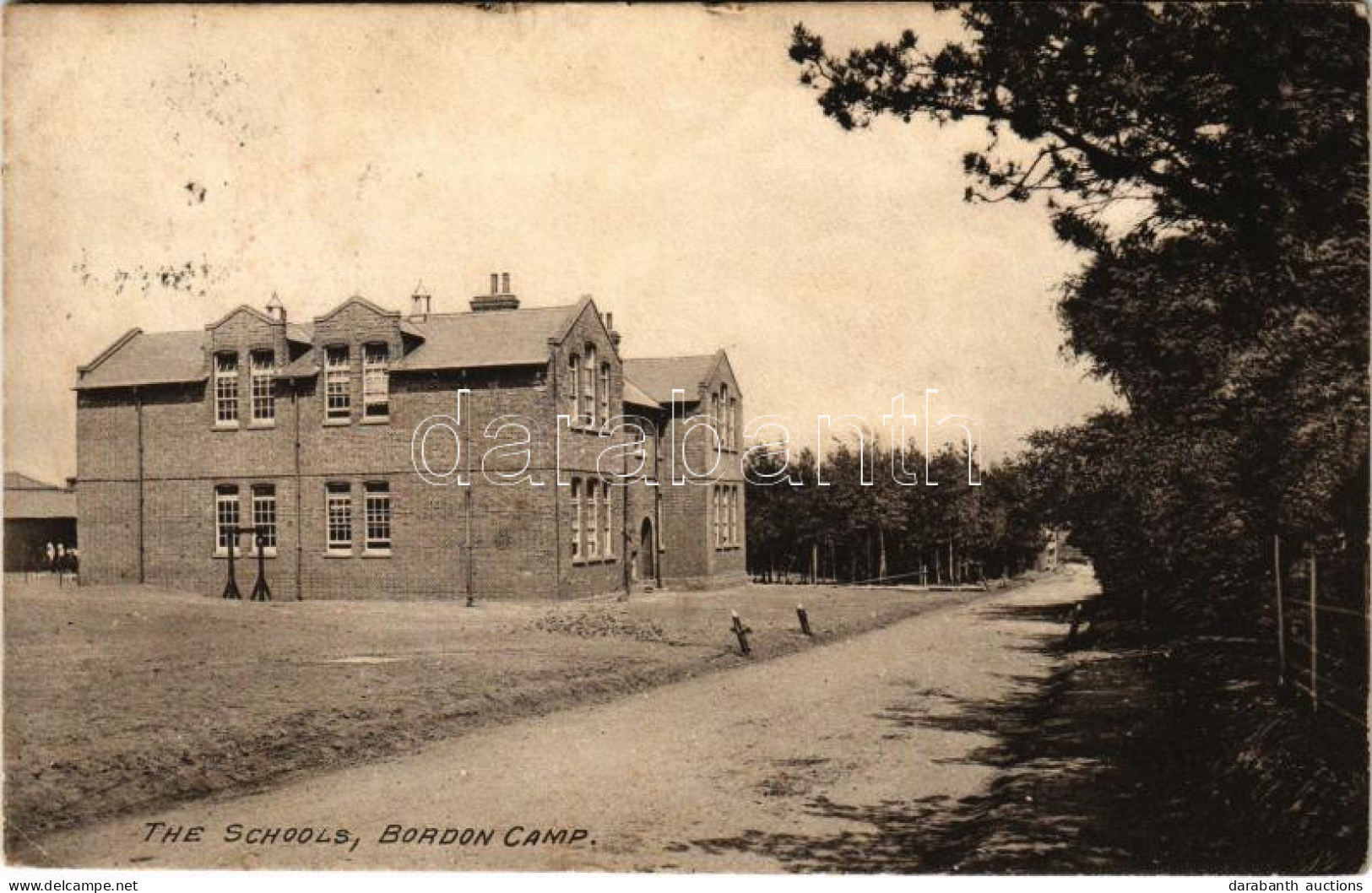 T2/T3 1910 Bordon, Bordon Military Camp, The Schools (small Tear) - Non Classificati
