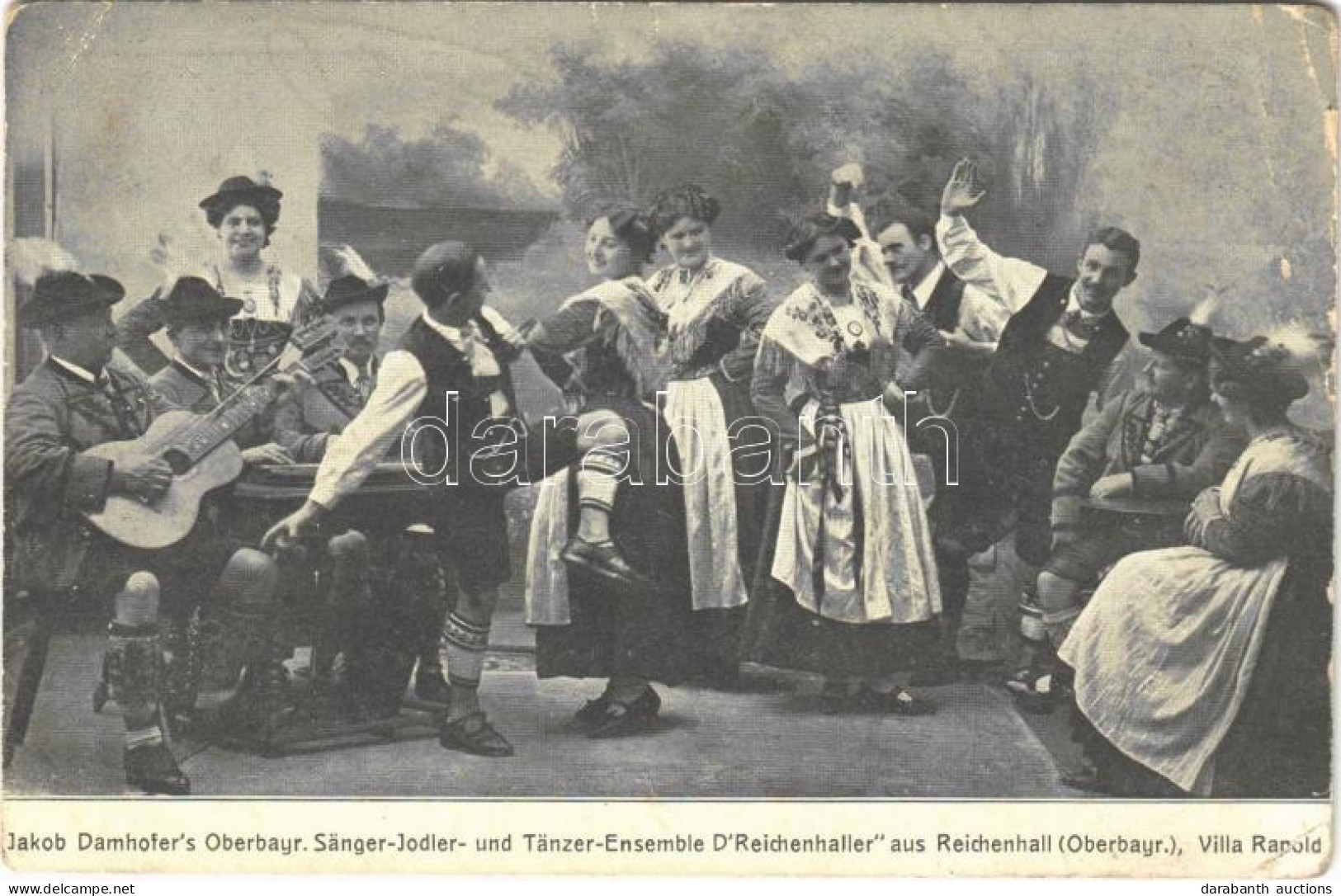 * T3 1917 Bad Reichenhall, Jakob Damhofer's Oberbayr. Sänger-Jodler- Und Tänzer-Ensemble D'Reichenhaller, Villa Rapold / - Sin Clasificación