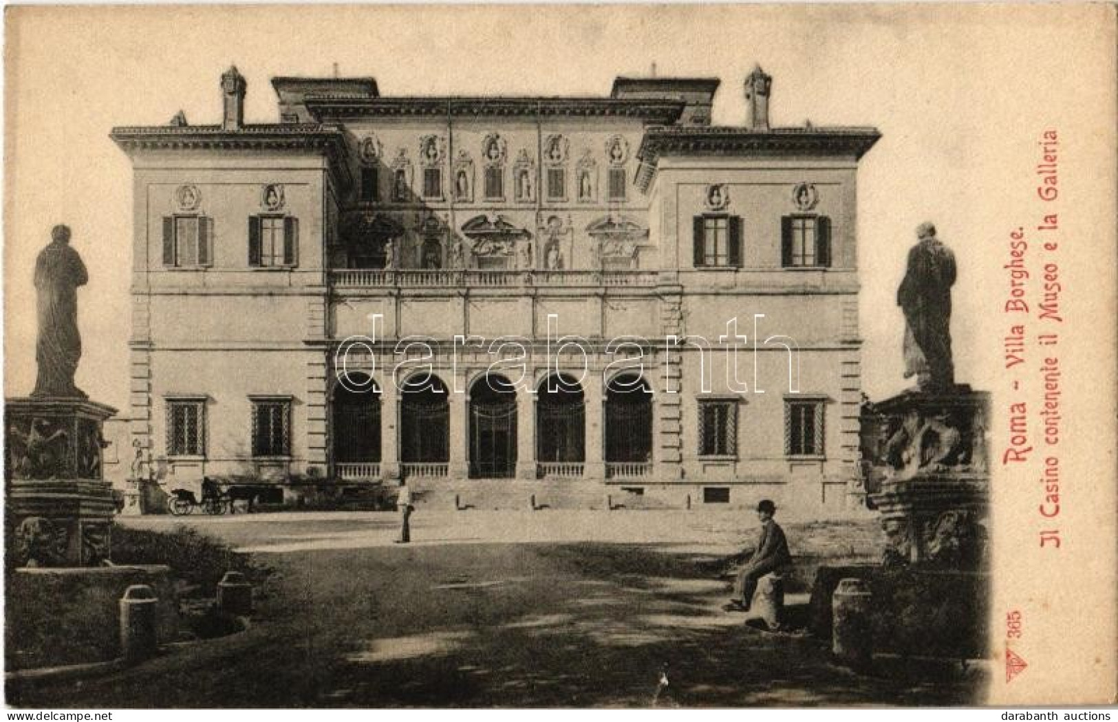 ** T3 Roma, Rome; Villa Borghese, Il Casino Contente Il Museo E La Galleria / The Casino Containing The Museum And The G - Unclassified