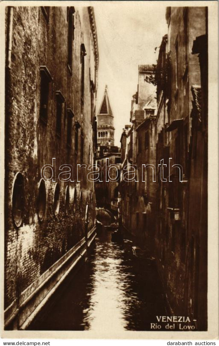 ** T2/T3 Venezia, Venice; Rio Del Lovo / Canal (crease) - Unclassified