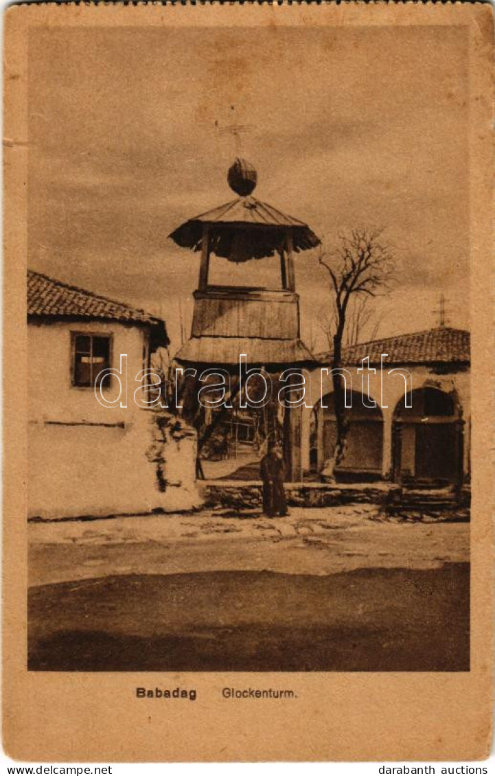 T3 1918 Babadag, Glockenturm / Bell Tower (worn Corners) - Non Classificati