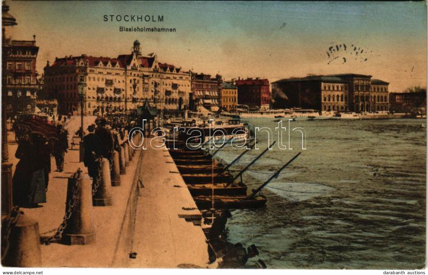 T2/T3 1906 Stockholm, Blasieholmshamnen / Port, Harbour (EK) - Non Classificati