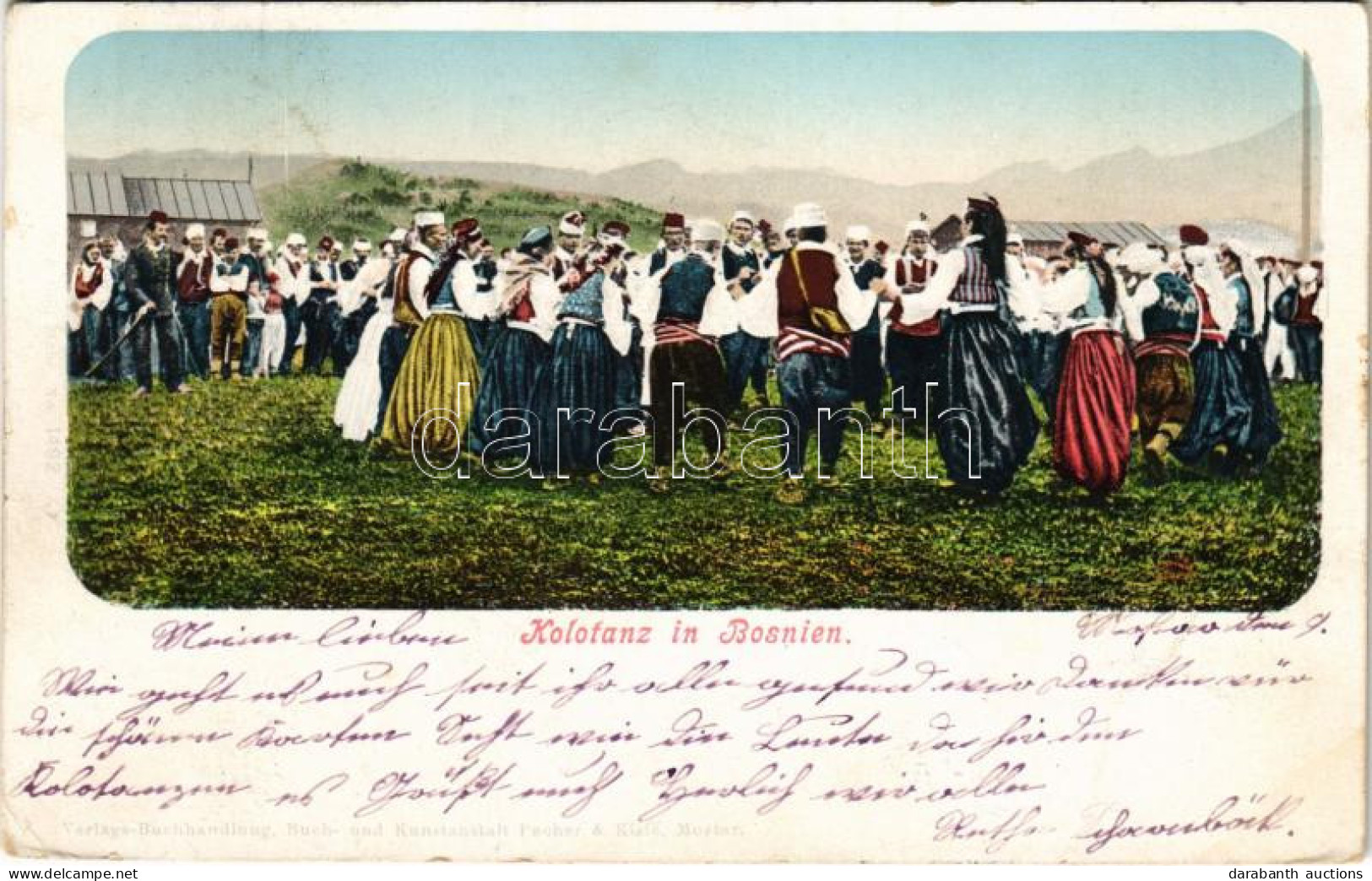 T2/T3 1902 Kolotanz In Bosnien / Bosnian Folklore, Traditional Dance (EK) - Non Classificati