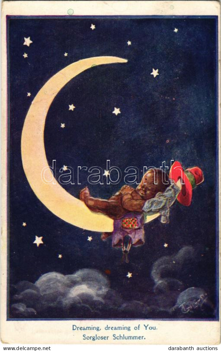 T2/T3 1916 Dreaming, Dreaming Of You / Sorgloser Schlummer / Álom A Holdsarlón. Asco 8409. B-Sch - Non Classés