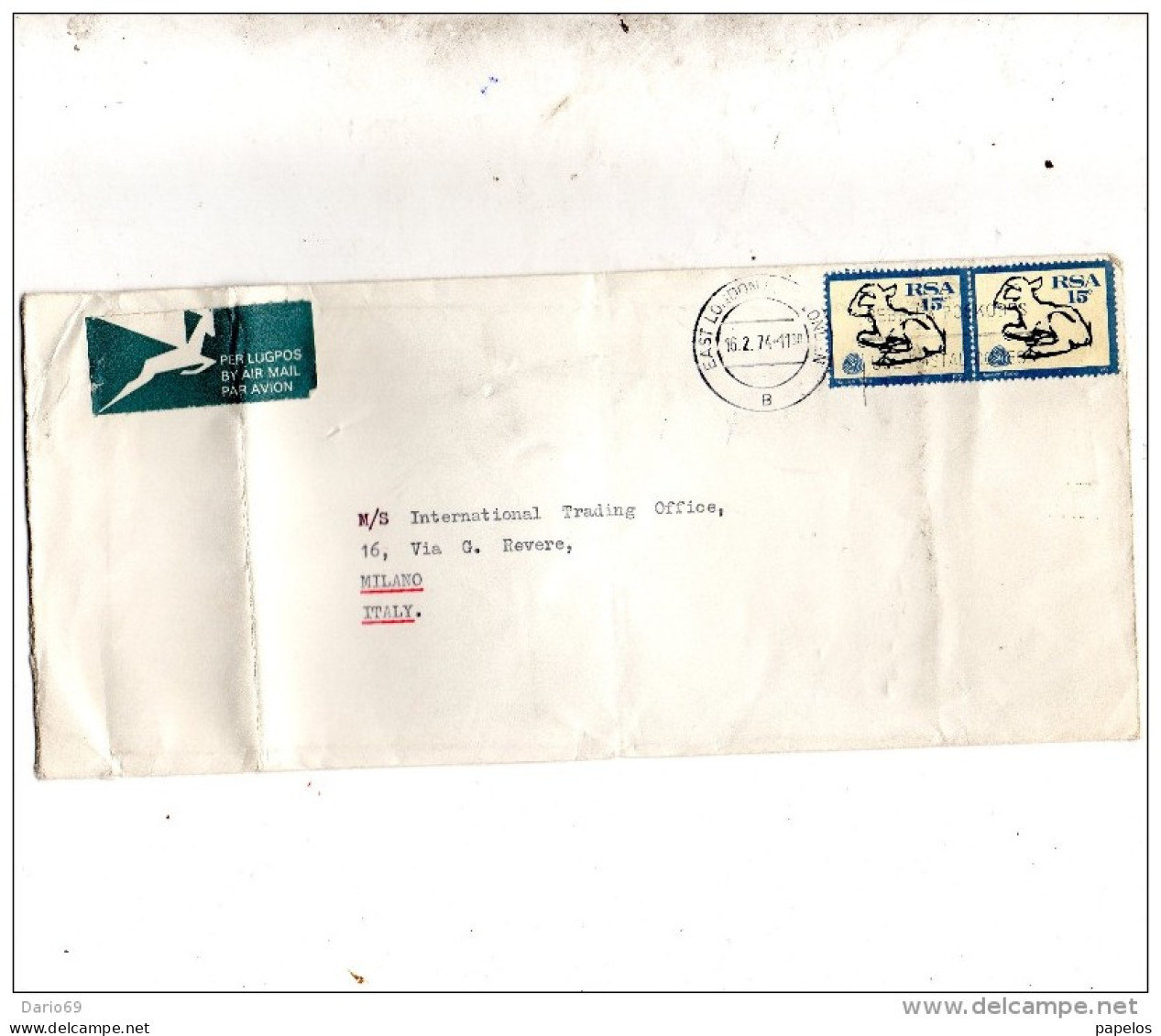 1964  LETTERA - Briefe U. Dokumente