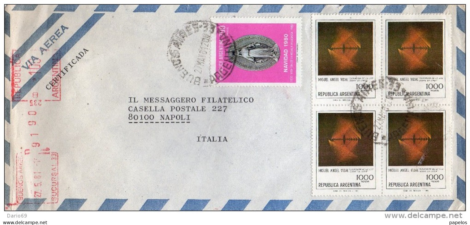 1981 LETTERA - Covers & Documents