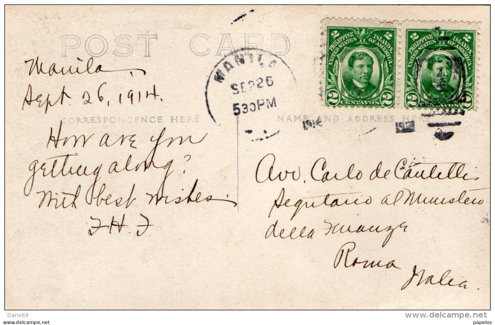 1914 CARTOLINA - Philippines