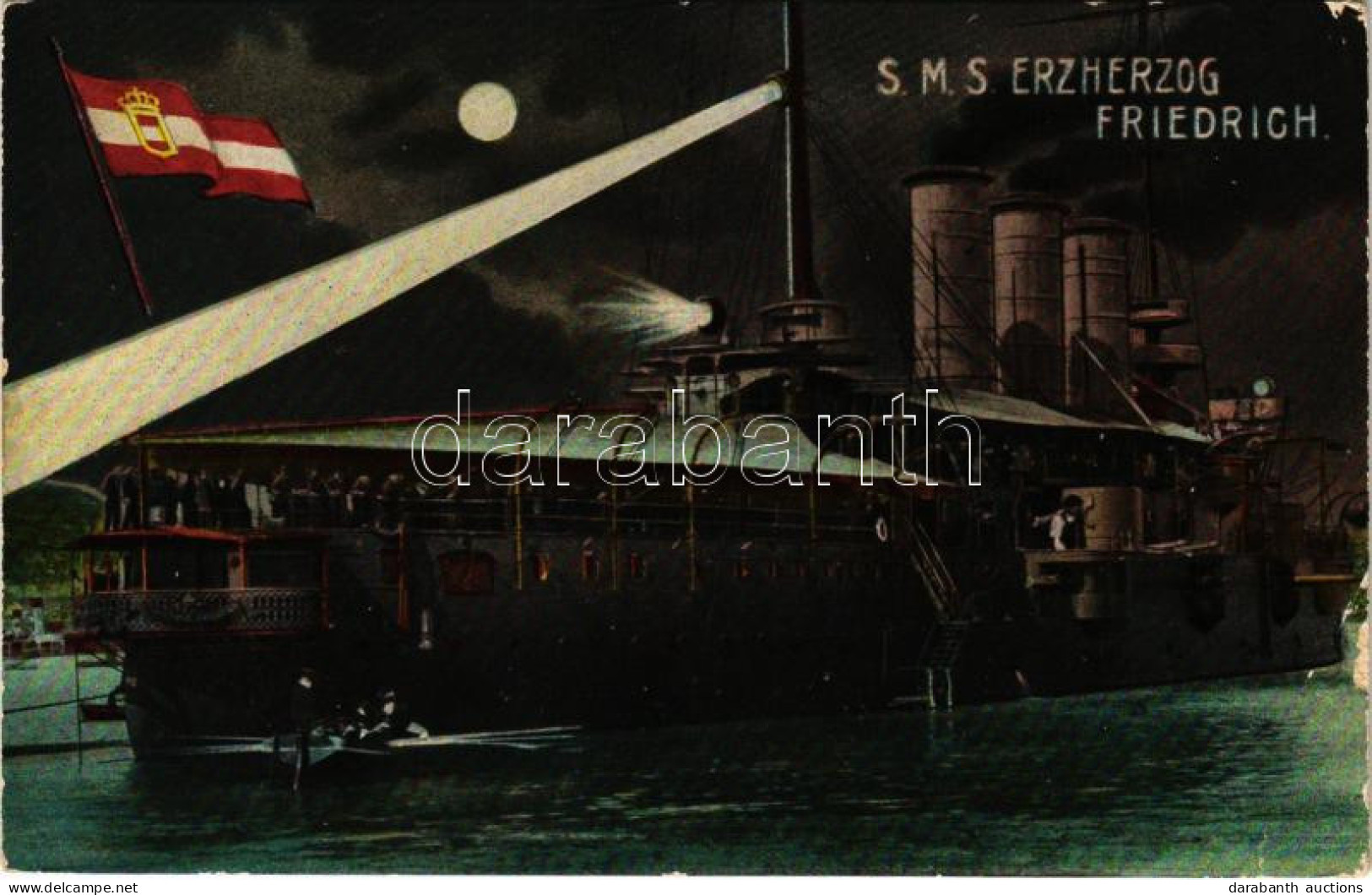 T3 1909 SM Schiff Erzherzog Friedrich K.u.K. Kriegsmarine / SMS Erzherzog Friedrich Az Osztrák-Magyar Haditengerészet Pr - Zonder Classificatie