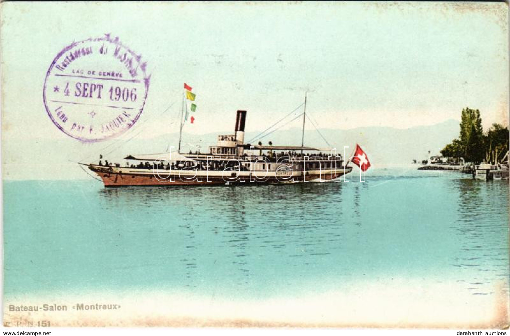 * T2/T3 Bateau-Salon "MONTREUX" / Salon Steamship (EK) - Unclassified