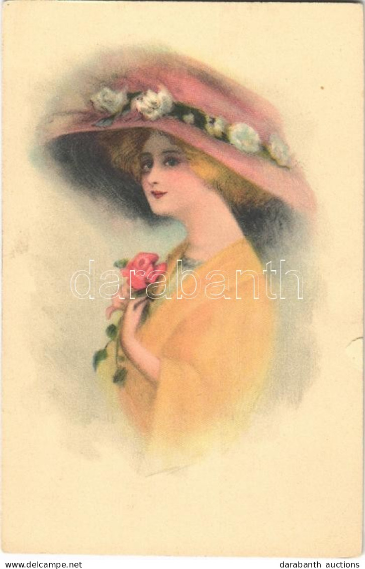 ** T3 Lady Art Postcard (kis Szakadás / Small Tear) - Non Classés