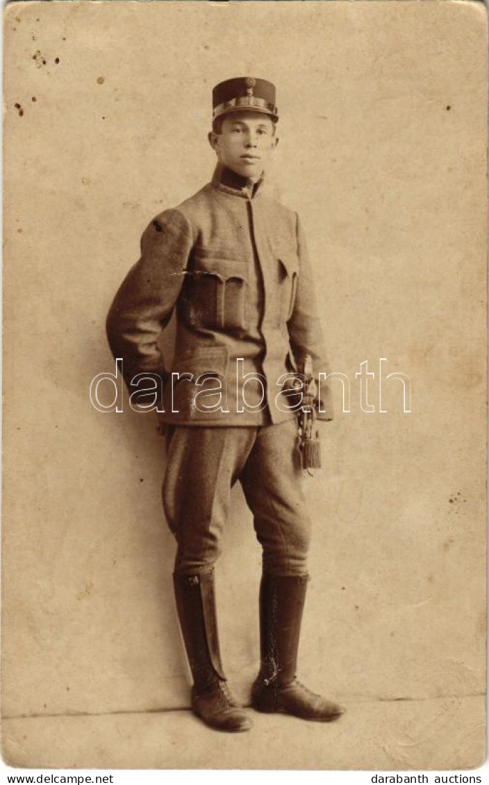 * T3 Osztrák-magyar Katona / WWI Austro-Hungarian K.u.K. Military, Soldier. Emil Fischer (Hermannstadt) Photo (Rb) - Ohne Zuordnung