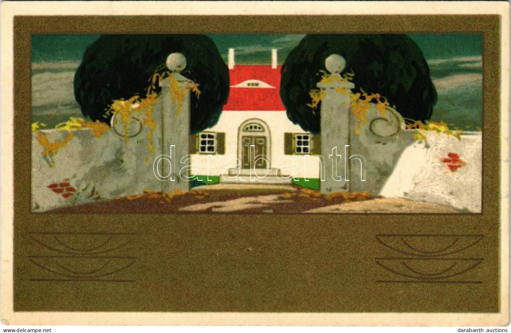 ** T2/T3 Litho Art Postcard With Castle. T.S.N. S. 686. (6 Dess.) (EK) - Non Classés