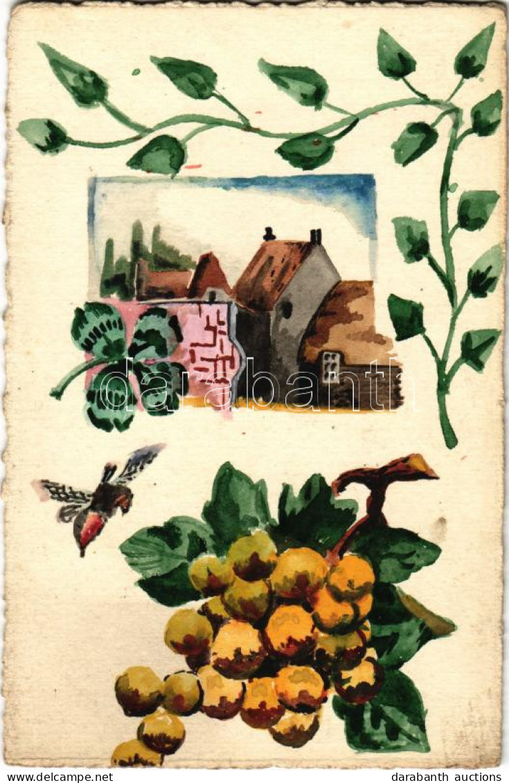 * T2/T3 Kézzel Festett Művészlap / Hand-painted Art Postcard (EK) - Non Classificati