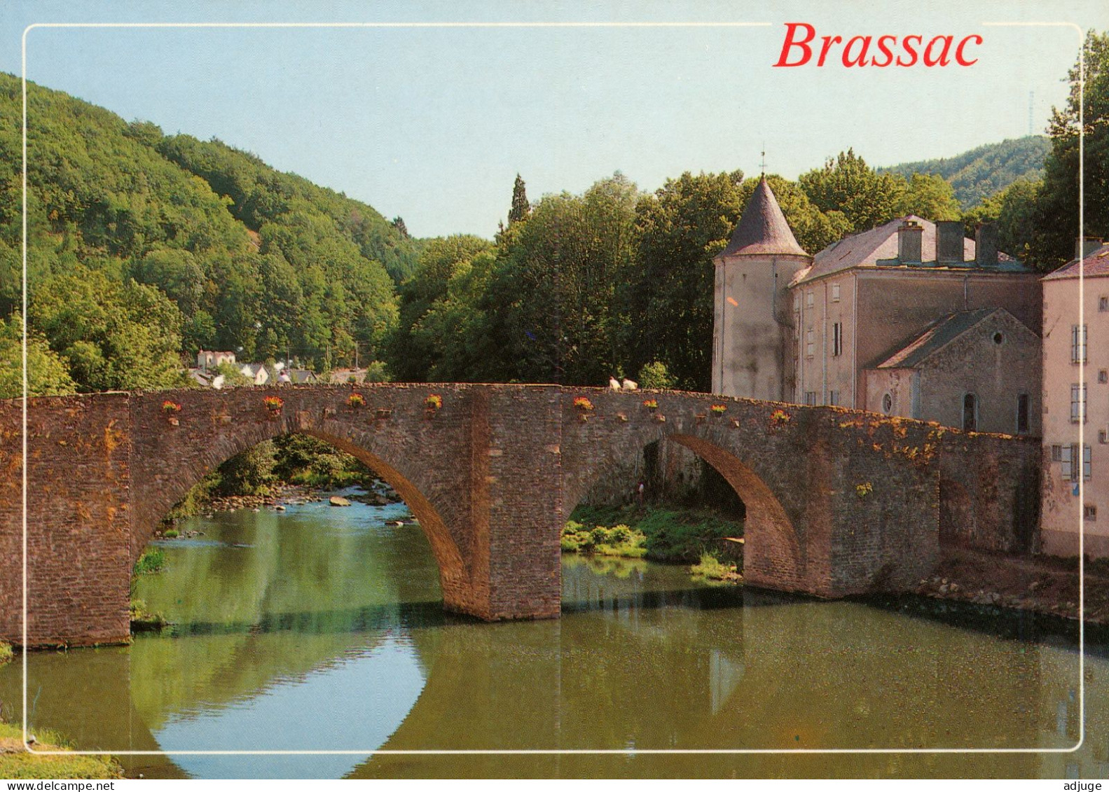 CPM-81- BRASSAC - Vieux Pont (XIIè S.) Et Rives De L'Agout ** 2 Scans - Brassac