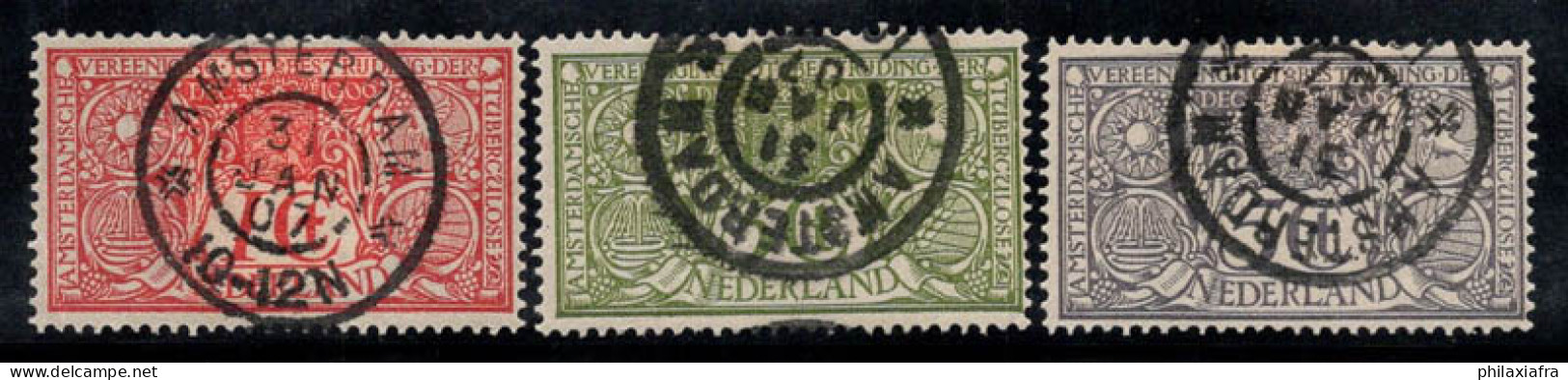 Pays-Bas 1906 Mi. 69-71 Oblitéré 100% Contre La Tuberculose - Gebraucht