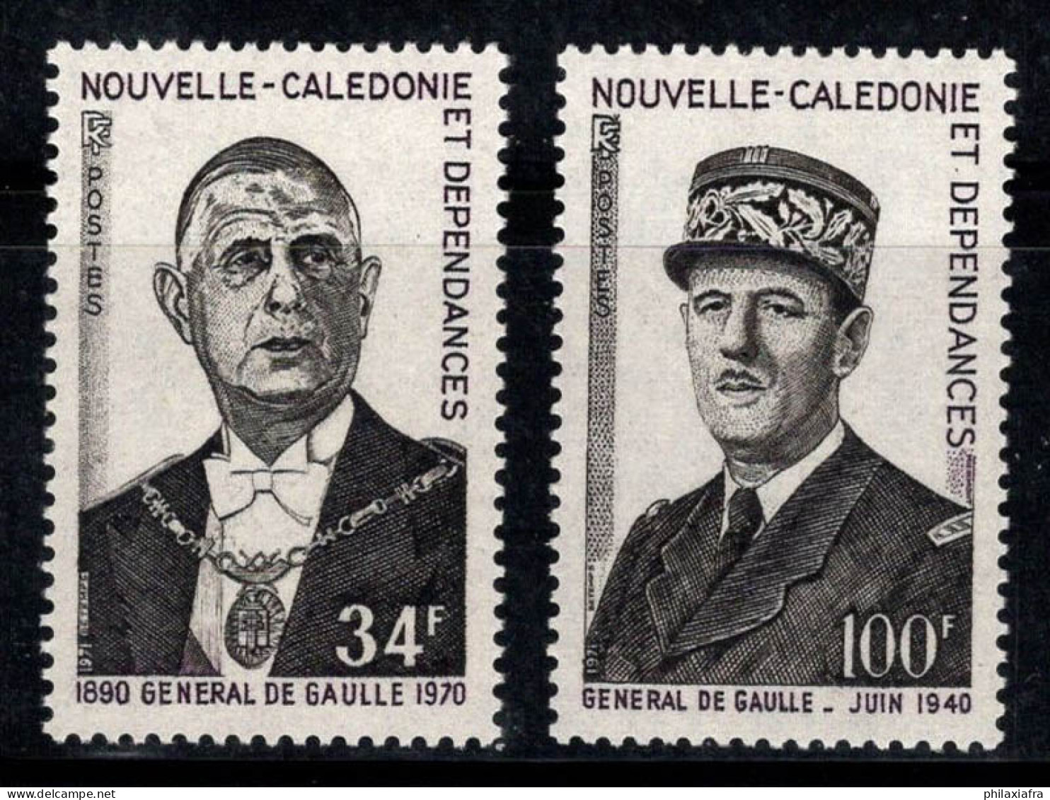 Nouvelle-Calédonie 1971 Mi. 508-509 Neuf ** 100% De Gaulle - Nuevos