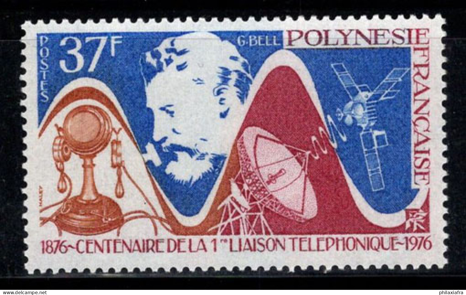 Polynésie Française 1976 Yv. 110 Neuf ** 100% 37 F, Téléphone - Unused Stamps
