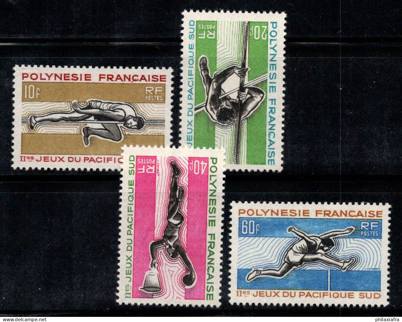 Polynésie Française 1966 Yv. 42-45 Neuf ** 100% Sport - Unused Stamps