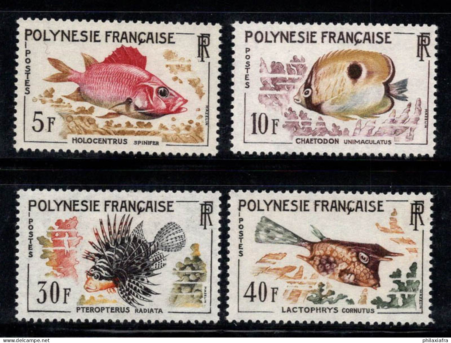 Polynésie Française 1962 Yv. 18-21 Neuf ** 100% Poissons - Nuevos