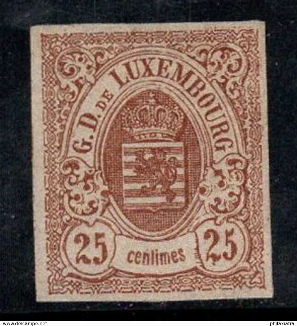 Luxembourg 1859 Mi. 8 Sans Gomme 100% 25 C, Armoiries - 1859-1880 Wapenschild