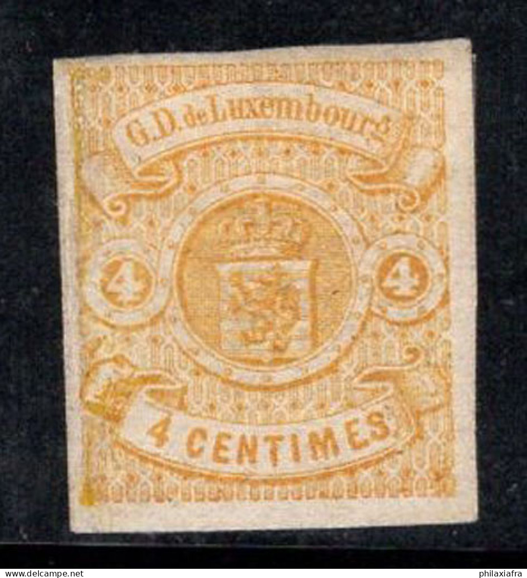 Luxembourg 1859 Mi. 5 Neuf * MH 100% Signé Peters, 4 C, Armoiries - 1859-1880 Wapenschild