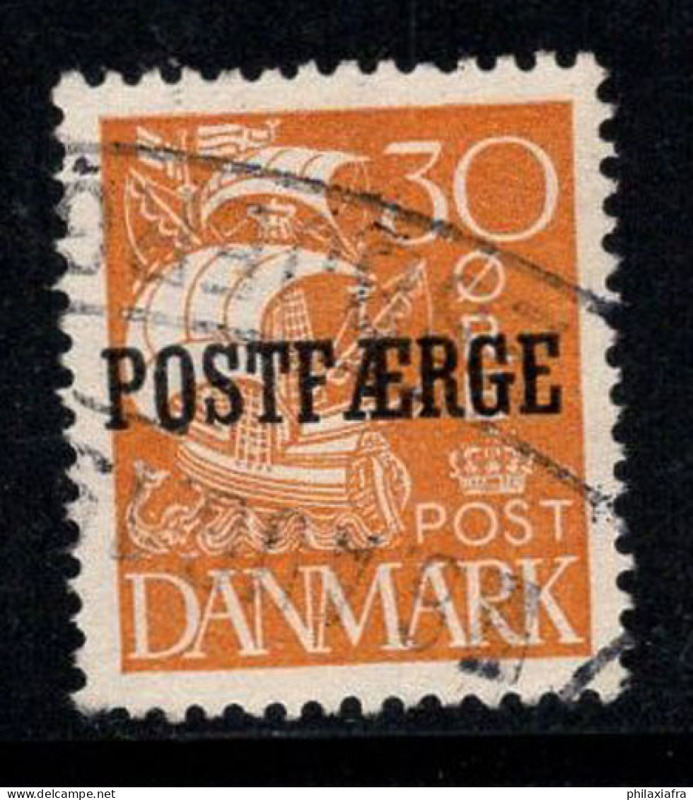Danemark 1927 Mi. 13 Oblitéré 100% Colis Postaux 30 O, Navire - Paketmarken