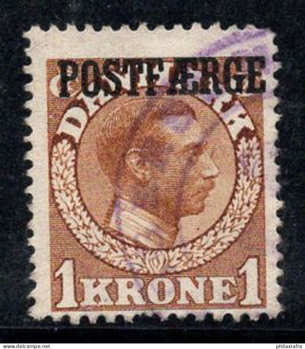 Danemark 1919 Mi. 4 Oblitéré 100% Colis Postaux 1 Kr, Roi Christian X - Postpaketten