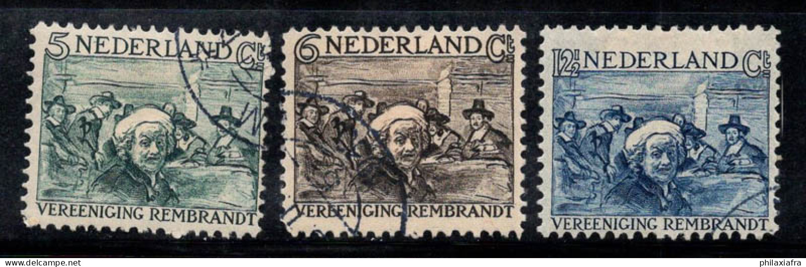 Pays-Bas 1930 Mi. 233-235 Oblitéré 100% Rembrandt, L'art - Gebruikt
