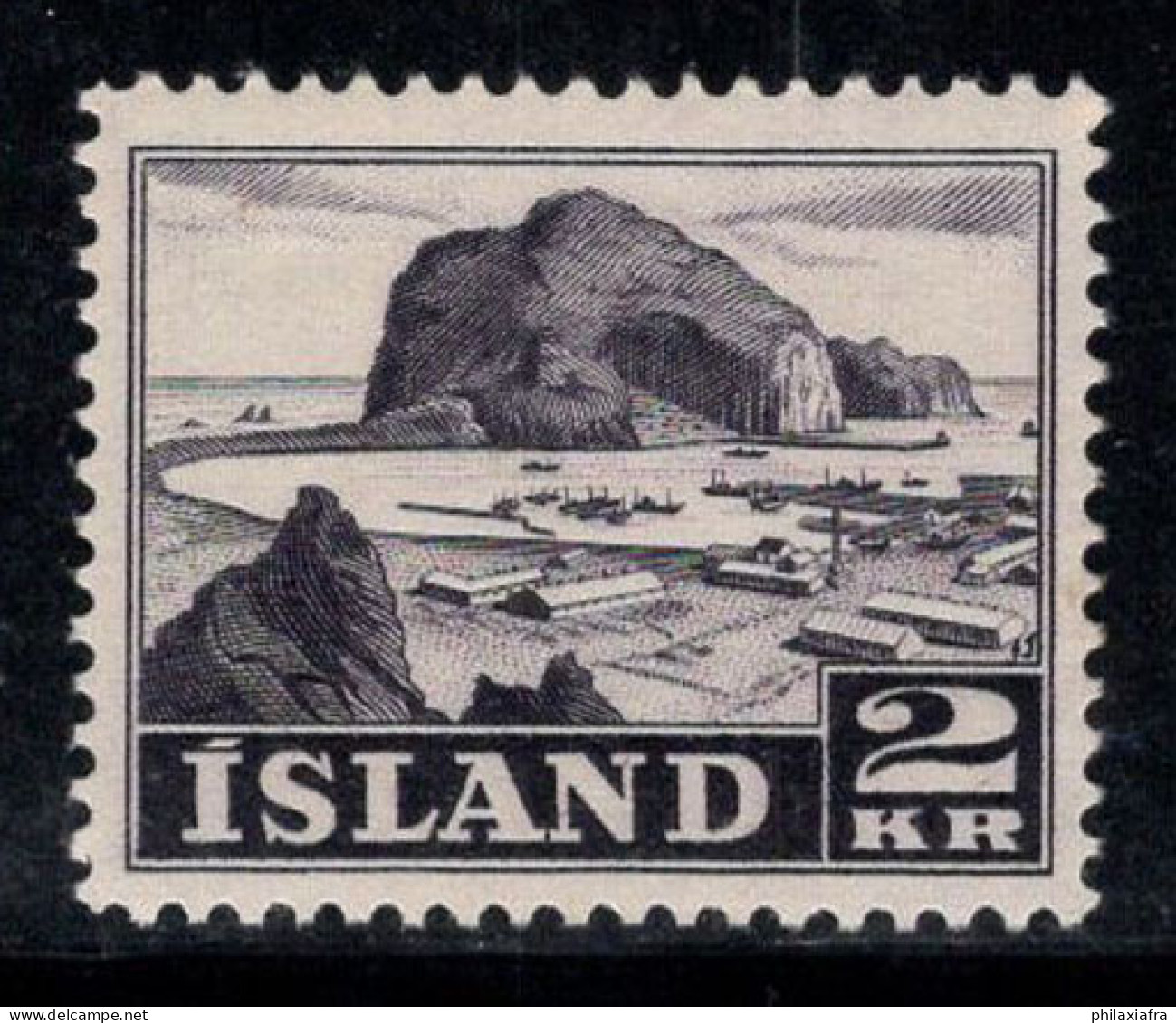 Islande 1950 Mi. 269 Neuf * MH 100% 2 Paysages K-r - Nuovi