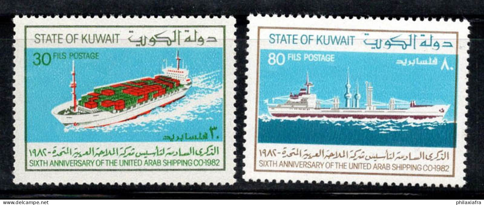 Koweït 1982 Mi. 938-939 Neuf ** 100% Navires - Kuwait