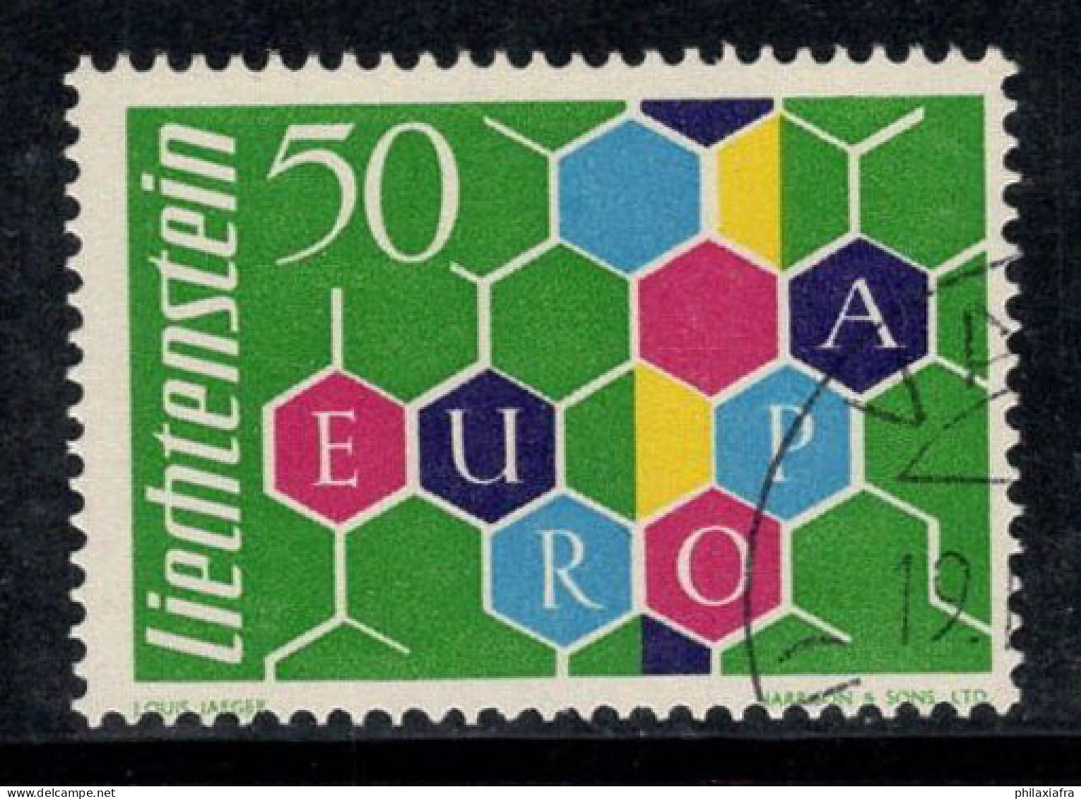 Liechtenstein 1960 Mi. 398 Oblitéré 100% 50 Rp, Europa Cept - Usati