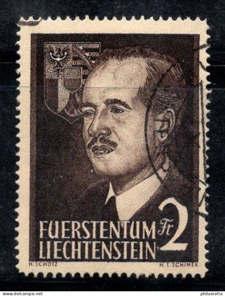 Liechtenstein 1955 Mi. 332 Oblitéré 100% 2 Fr, Prince Franz I - Gebraucht